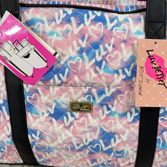 Betsey Johnson Weekender Overnight Large Bag New - Picture 2 of 10